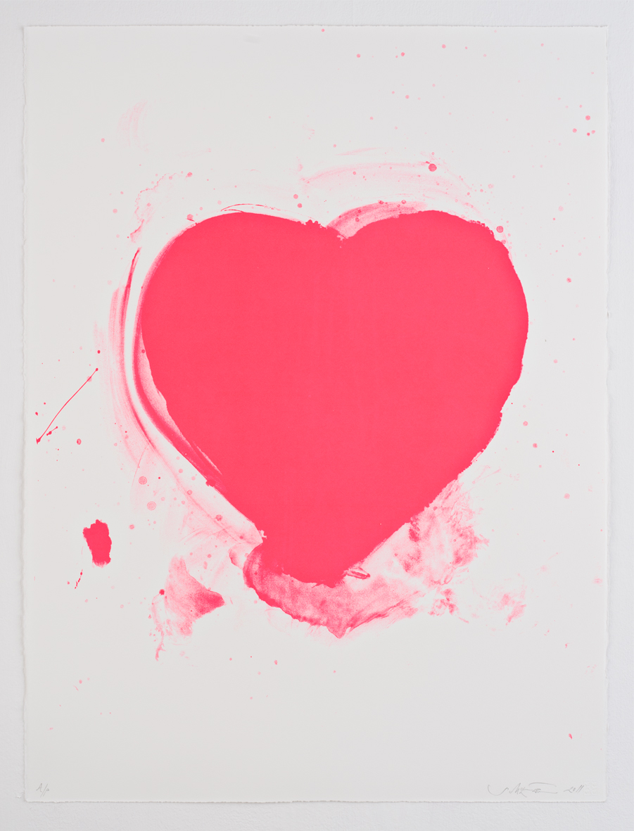 Sam McEwen Love Heart Print Pink